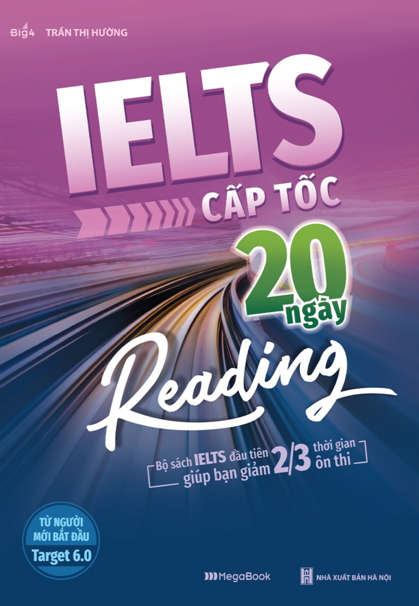 Sách - Combo IELTS Cấp Tốc 20 Ngày (Bộ 4 Cuốn) - MEGABOOK - Newshop