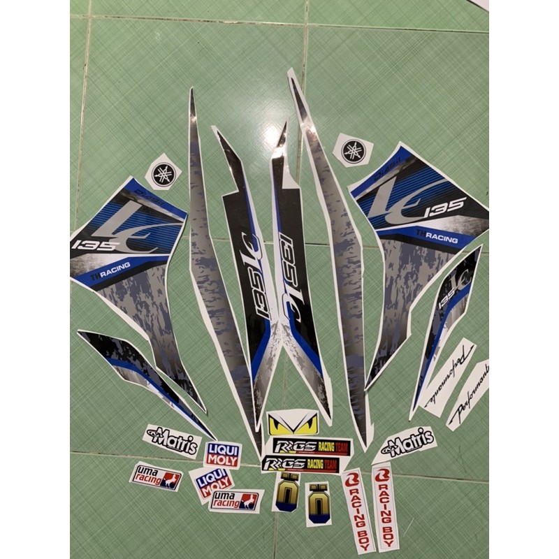 tem exciter 135 LC v6 xanh