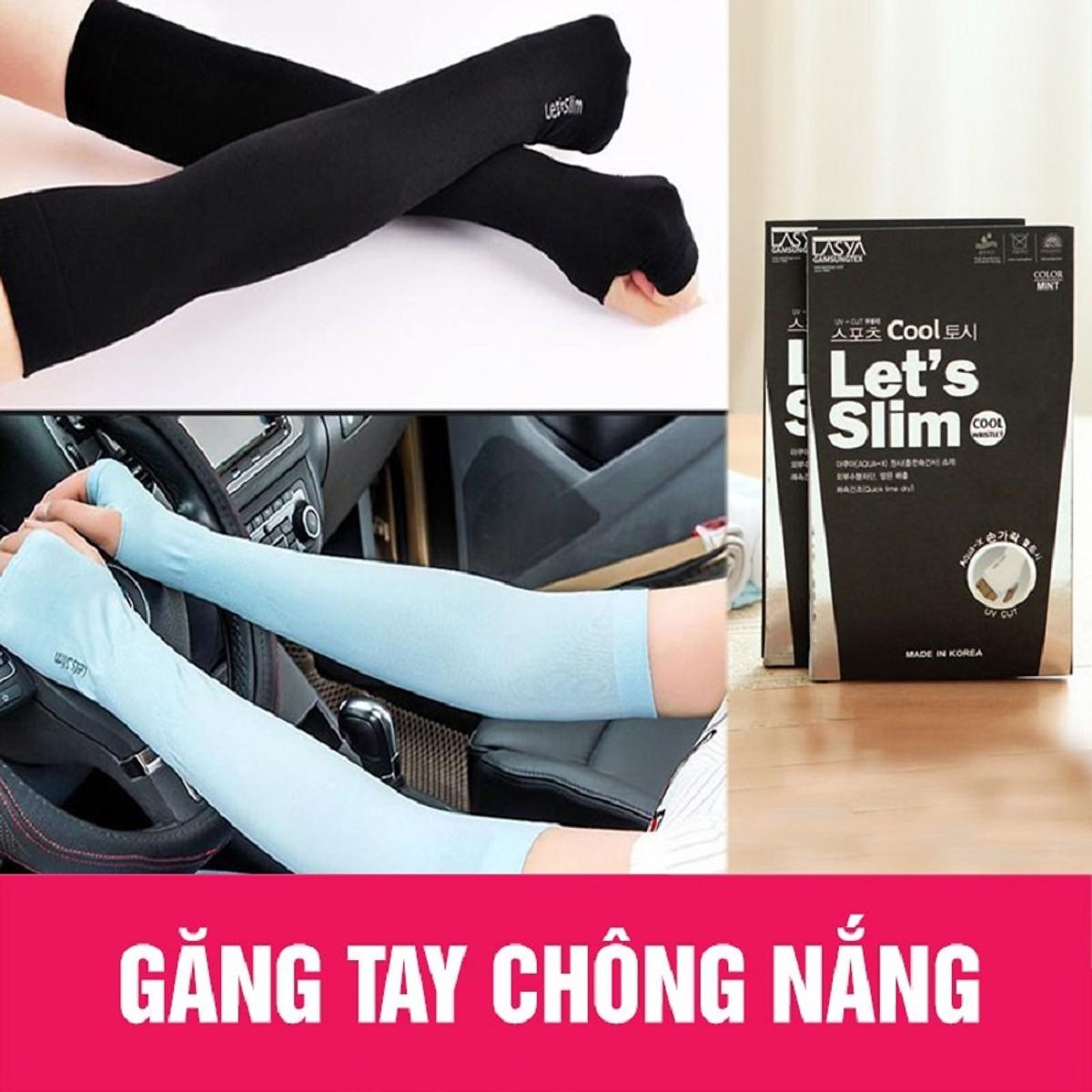 Găng tay chống nắng cánh tay nam nữ  Xanh da trời