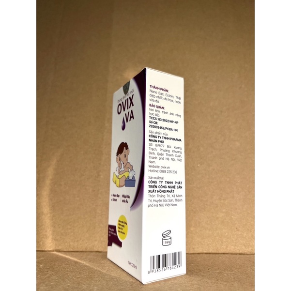 Xịt Mũi Ovix Baby Va 20ml