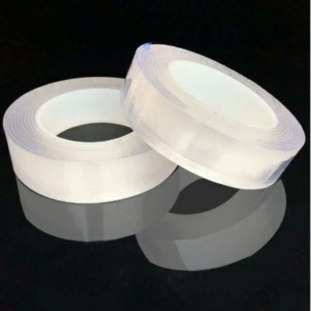 Băng dính 2 mặt trong suốt siêu dính dài 5m×2cm