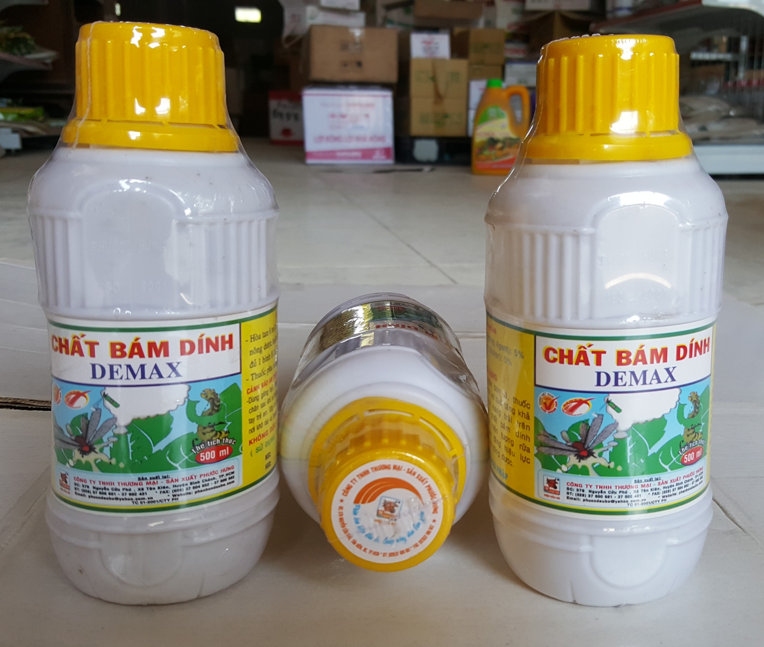 Chất bám dính dùng cho cây trồng DEMAX - Chai 500ml