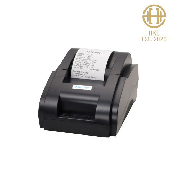 Máy in hoá đơn Bluetooth khổ 57mm Xprinter 58IIH, USB + Bluetooth