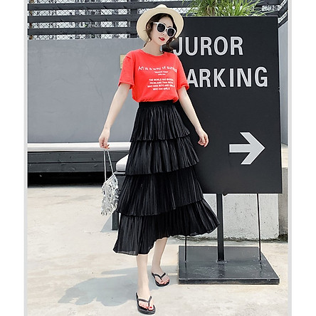 Chân váy Maxi 4 tầng Hàn Quốc