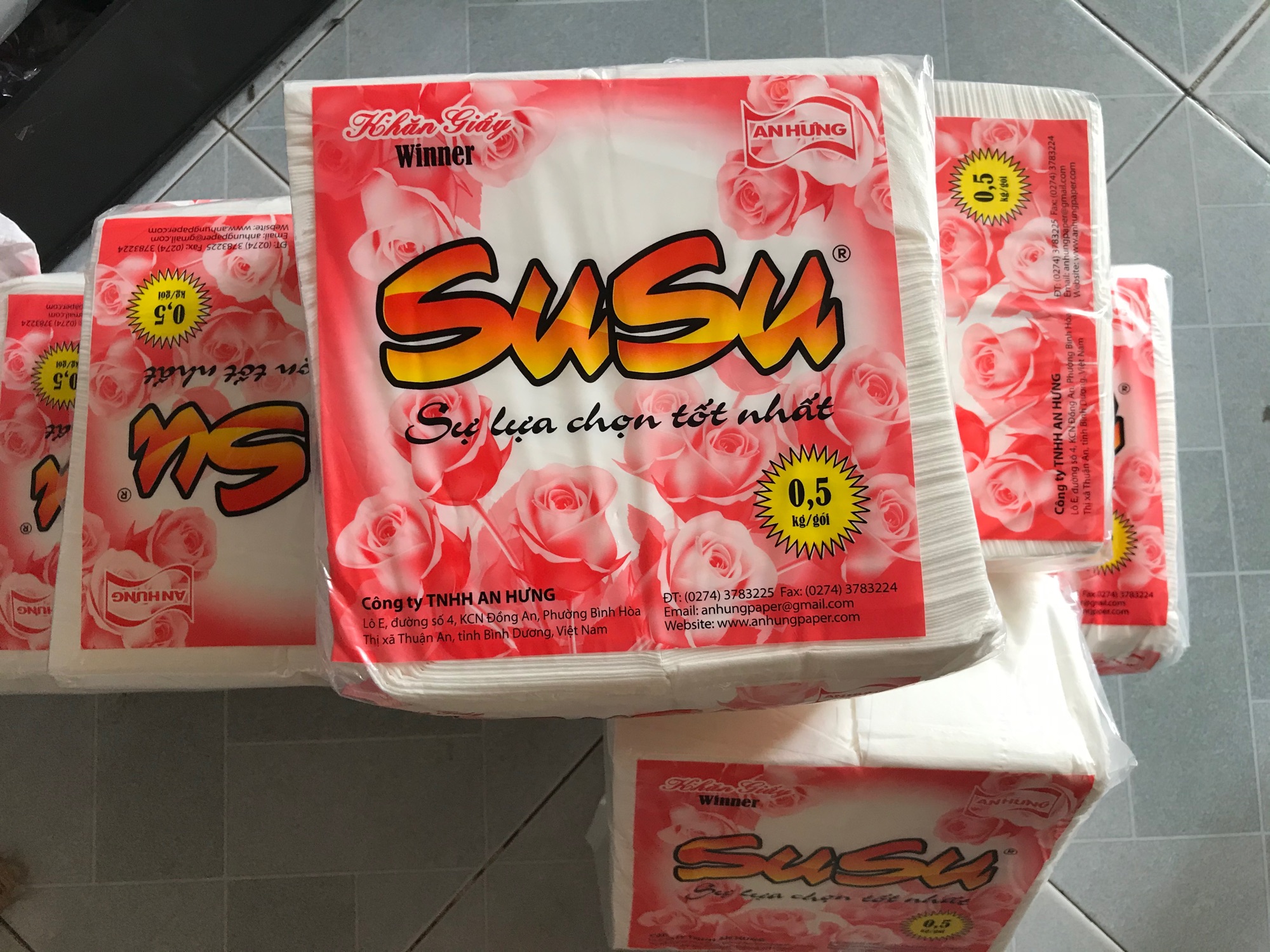 [HCM]Khăn giấy rút SuSu cao cấp ( 500gr/1 bịch)