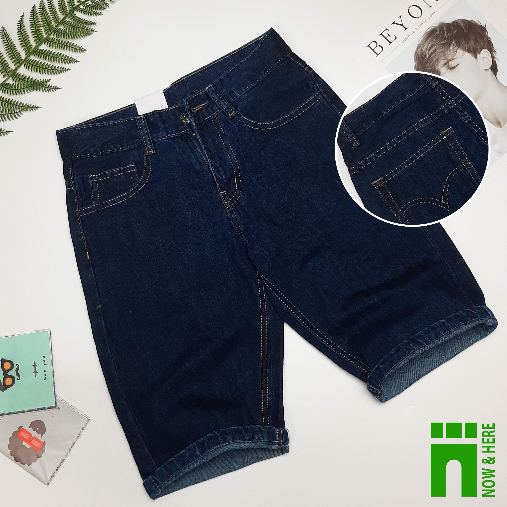 [HCM]Quần Sọt Jean Nam Trơn (Có Bigsize )