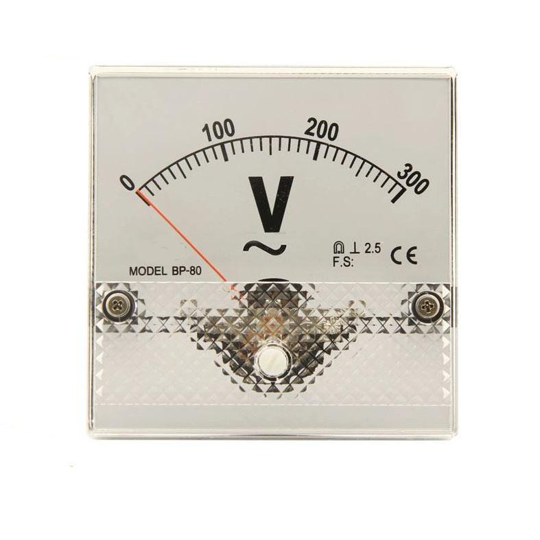 Đồng hồ đo điện áp 300vac 80x80mm