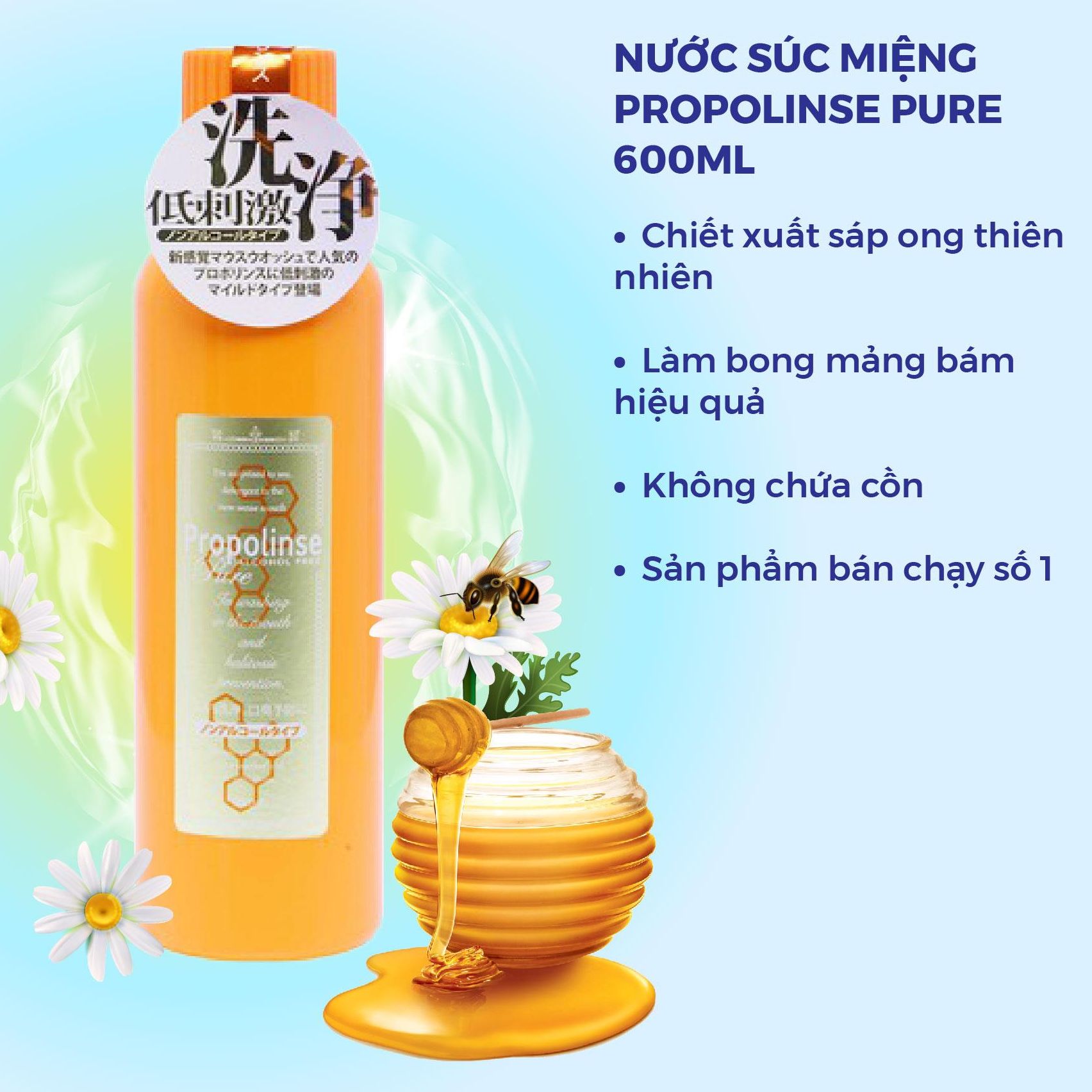 Nước Súc Miệng Propolinse 600ml - Súc Miệng