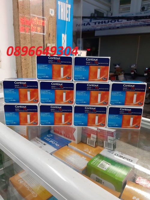 Combo 100 que thử tiểu đường Contour TS tặng 100 kim chích máu