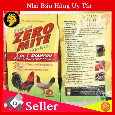 Zero Mite Hộp 5 Gói Xà Bông Tắm Gà