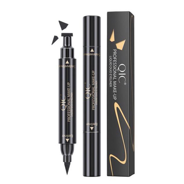 Bút Kẻ Mắt Qic 2 Đầu tiện lợi  Siêu Hot - Không Thấm Nước Không Trôi