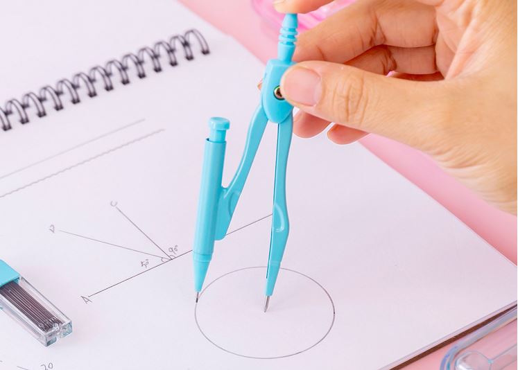 Bộ Eke Compa Bút Chì 8 Món Aihao H136