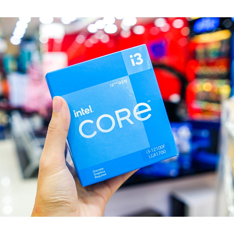 Bộ vi xử lý Intel Core i3 12100F - Bảo hành 36 Tháng Full box