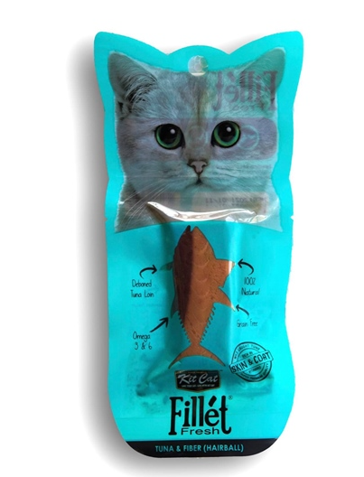 Phi lê Kitcat gà/cá cho mèo 30g