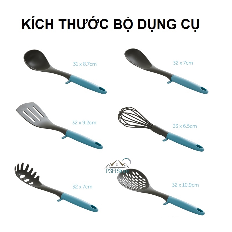 [HCM]Bộ dụng cụ nhà bếp 7 món Lock&Lock LLT024