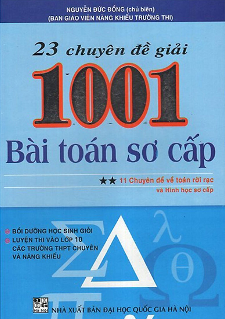 23 CHUYÊN ĐỀ GIẢI 1001 BÀI TOÁN SƠ CẤP - TẬP 2