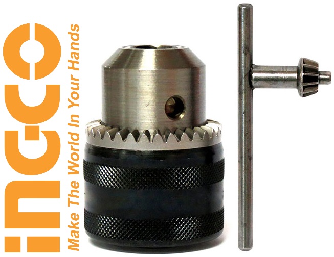 Đầu máy khoan không răng 13mm 10mm Key Chuck INGCO KC1002W