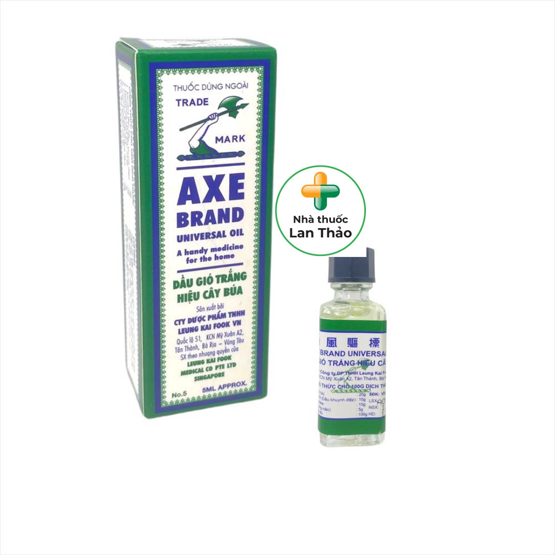 DẦU TRẮNG CÂY BÚA AXE BRAND CHAI 5ML