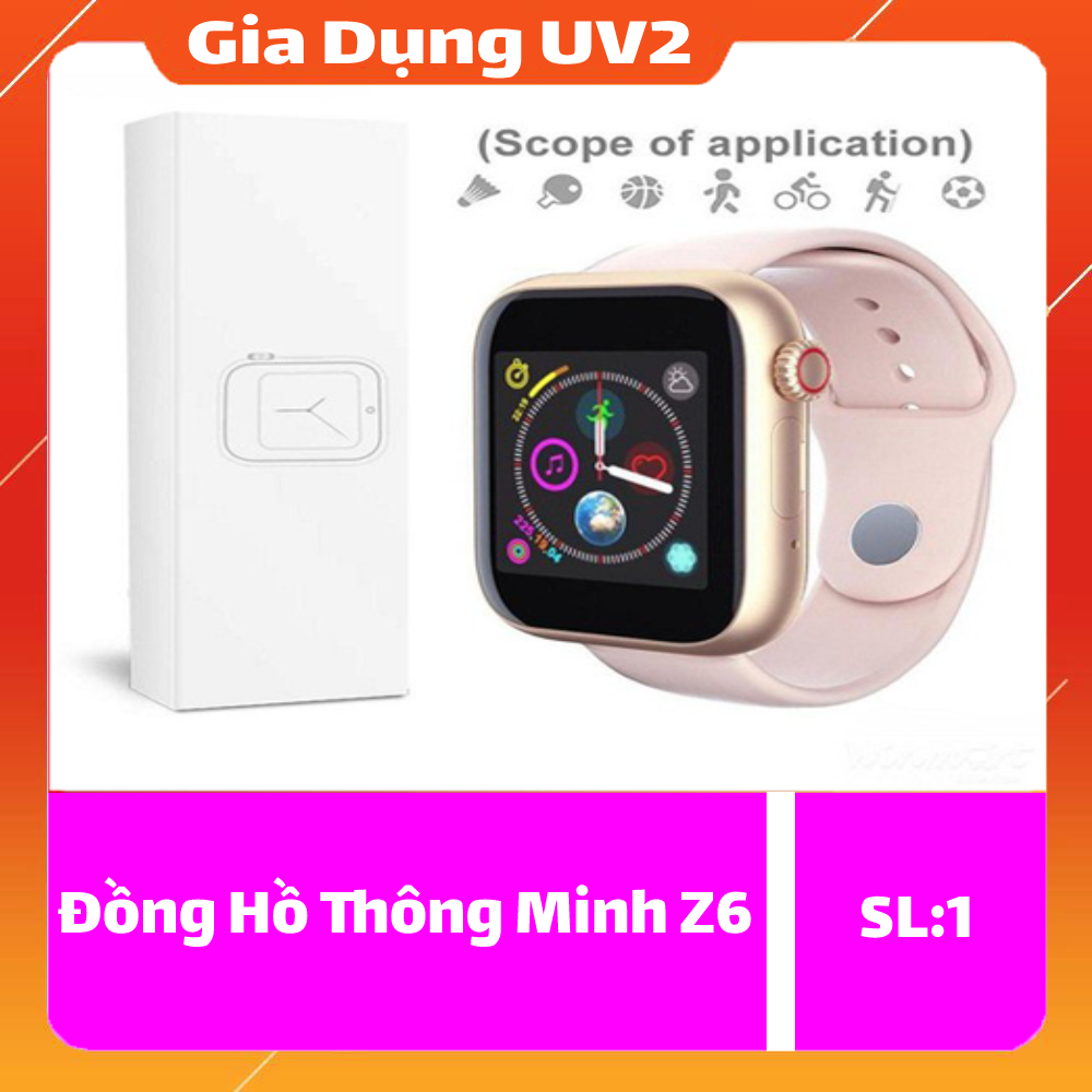 Đồng Hồ Thông Minh Z6 Lắp Sim Nghe Gọi 2 Chiều - Theo Dõi Sức Khỏe - Máy Ảnh Màn Hình Cảm Ứng Hỗ Trợ Đồng Hồ Cho Phụ Nữ Nam Máy Ảnh Âm Nhạc Máy Nghe Nhạc Smartwatch