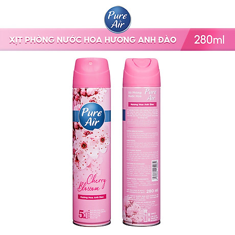 [HCM]Combo 2 Xịt phòng Pure Air Hương Hoa Đào 280ml cam kết sản phẩm đúng mô tả chất lượng đảm bảo