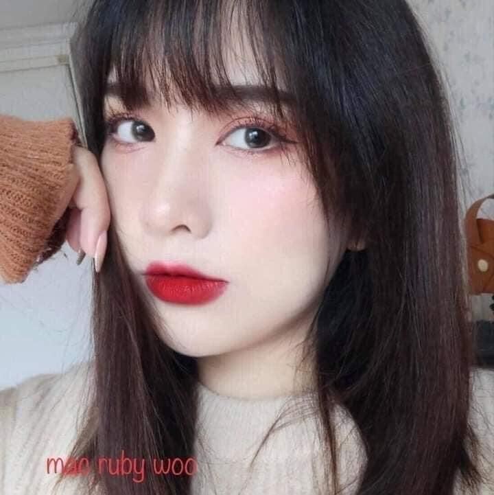 [FreeShip Max] - Son Ma.c Retro Matte màu Ruby Woo 707 (Đỏ Ruby) - Kiss cosmetics