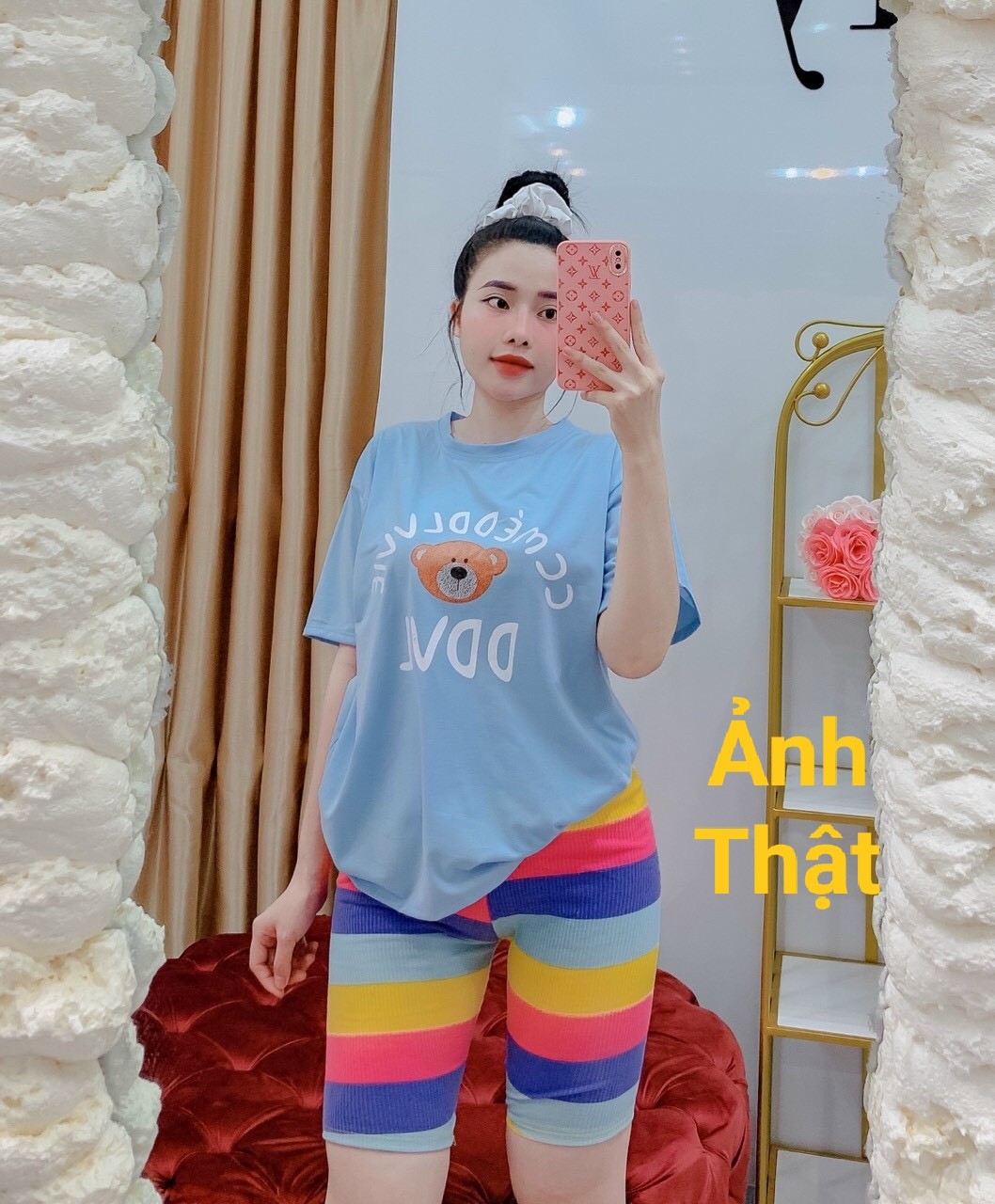 Bộ nữ ngố lửng gấu hót hít chất đẹp.