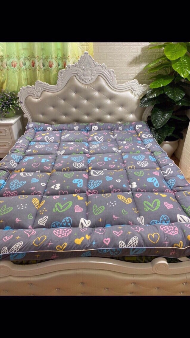 (Tặng 2 khăn lau đa năng) Nệm Topper nhiều mầu 1.8x2.0m