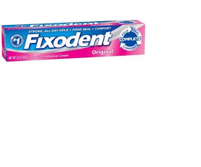 Keo dán hàm giả Fixodent 68g