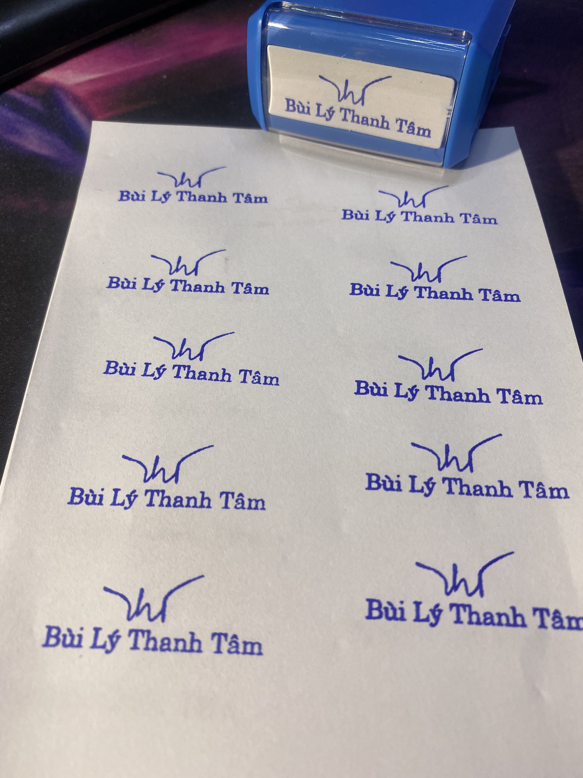 [HCM]Khắc dấu con dấu chữ kí