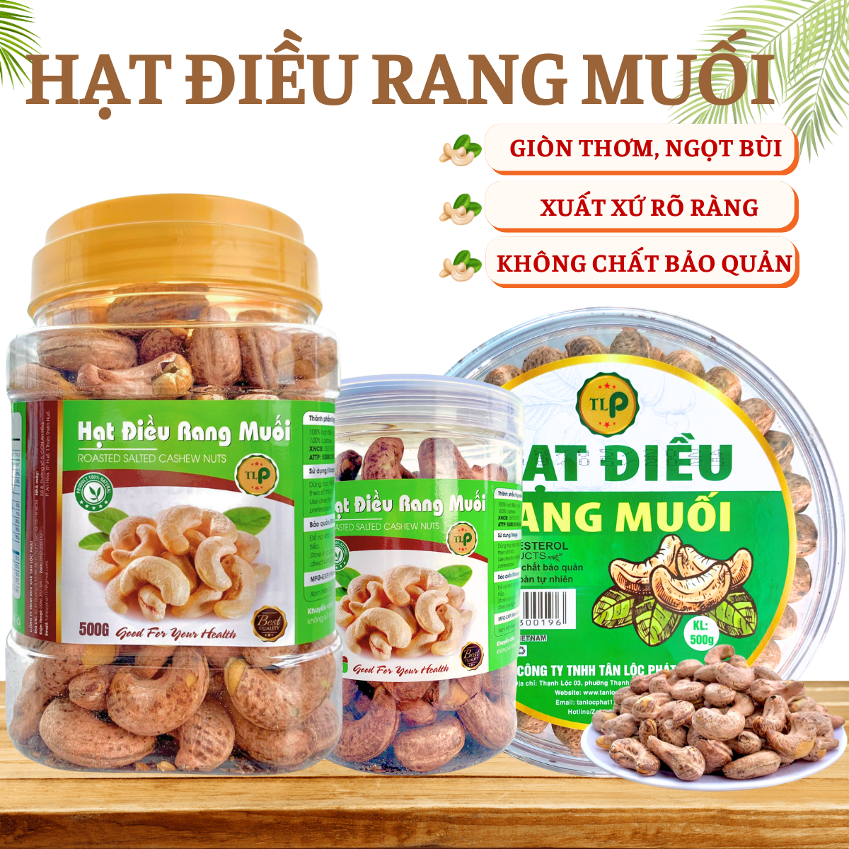 HẠT ĐIỀU XẾP HOA TÂN LỘC PHÁT