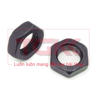Đai ốc mỏng thép đen 8.8 ren mịn (M10-M18)