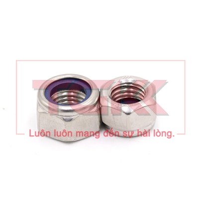 Đai ốc khóa inox 201 đầu PVC (M10-M20)