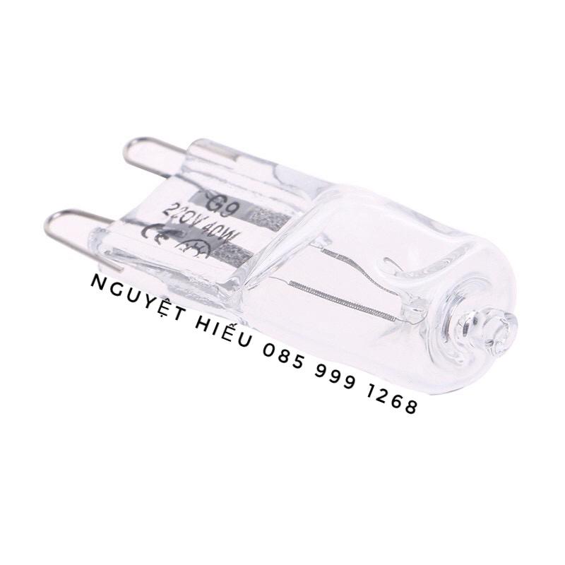 2 bóng đèn halogen sợi đốt G9 220V 40W