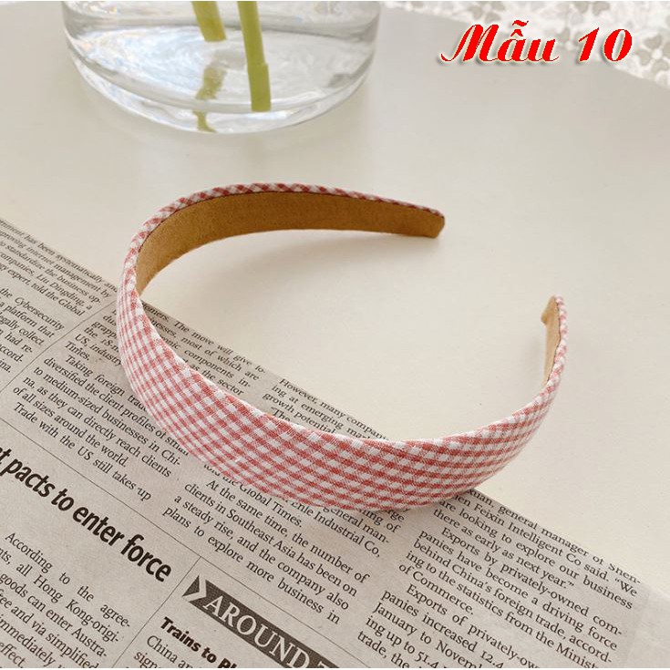 Cài tóc in hoa màu sắc retro độc đáo thời trang C47
