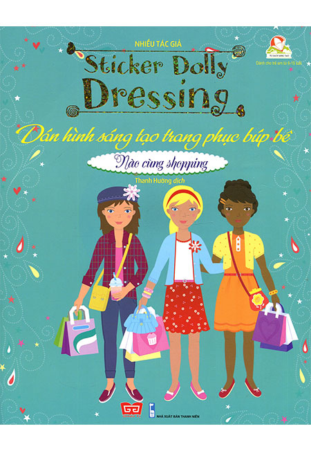 Sách - Sticker Dolly Dressing - Dán Hình Sáng Tạo Trang Phục Búp Bê - Nào Cùng Shopping (Tái Bản Năm 2019) - Phương Nam Book