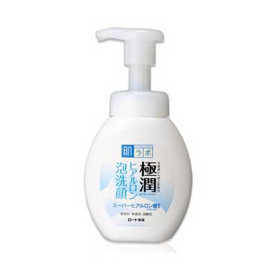 Sữa rửa mặt HADALABO dạng bọt Nhật Bản (màu trắng)