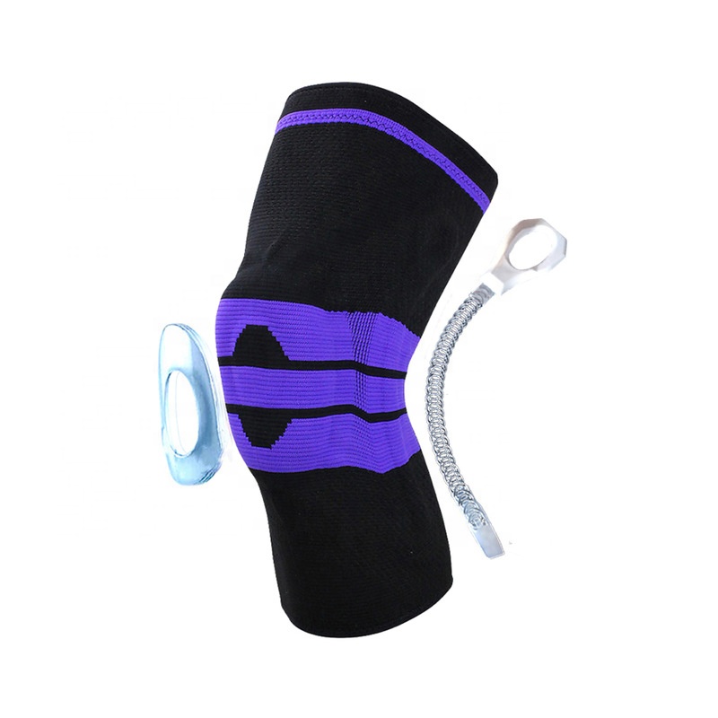 Bó gối co dãn 4 chiều AOLIKES MD-7721 hỗ trợ dây chằng với thanh cacbon đàn hồi Sport Knee Protector