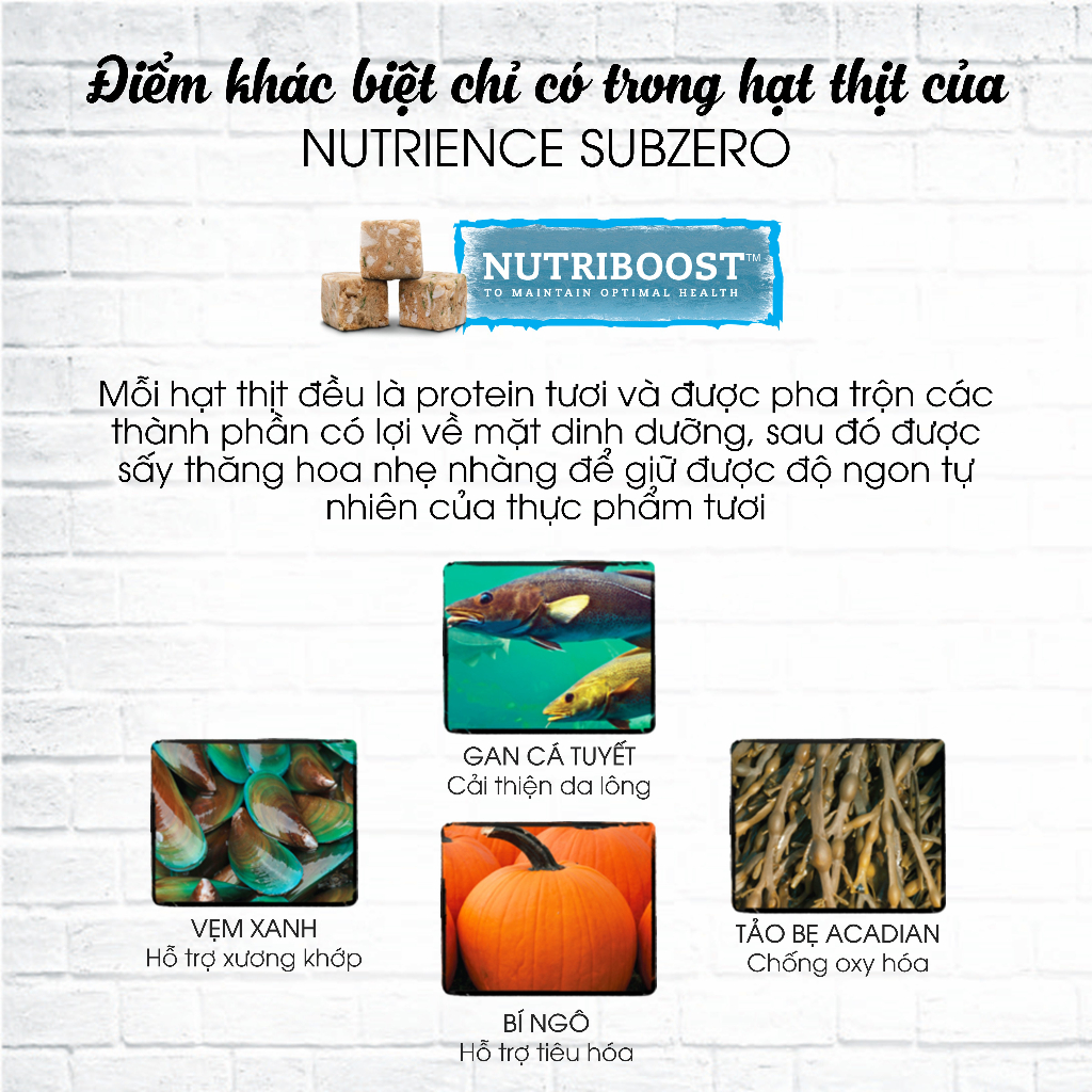 Thức Ăn Hạt Khô Cho Chó Mọi Lứa Tuổi Vị Gà Tây Nutrience Subzero
