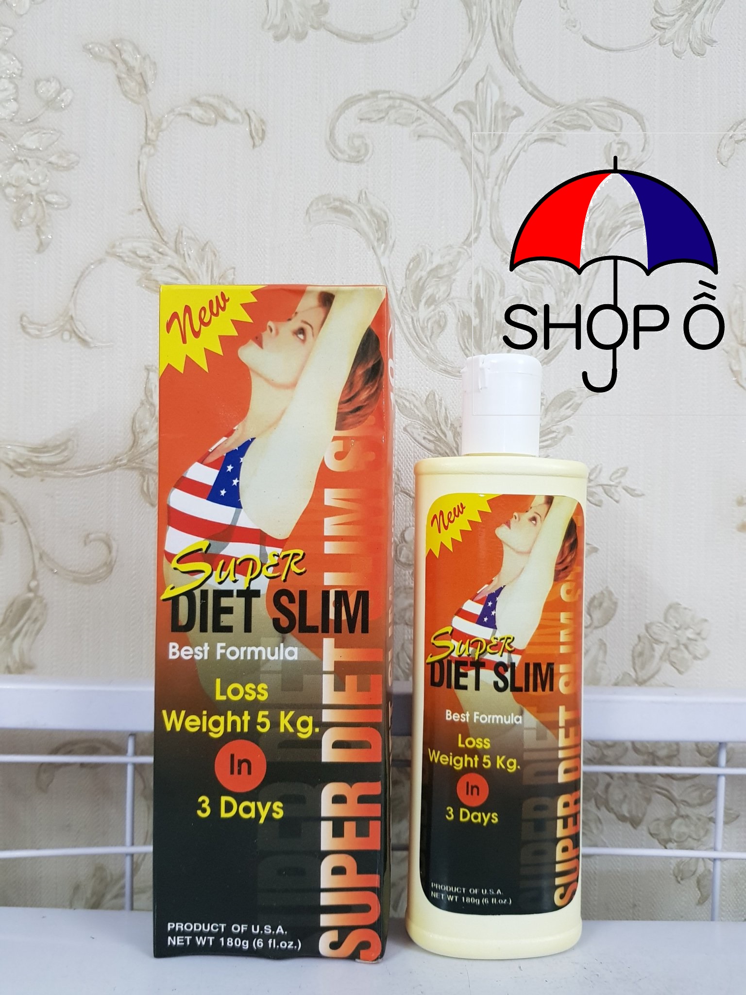 [HCM]Kem tan mỡ Super Diet Slim 180gram USA