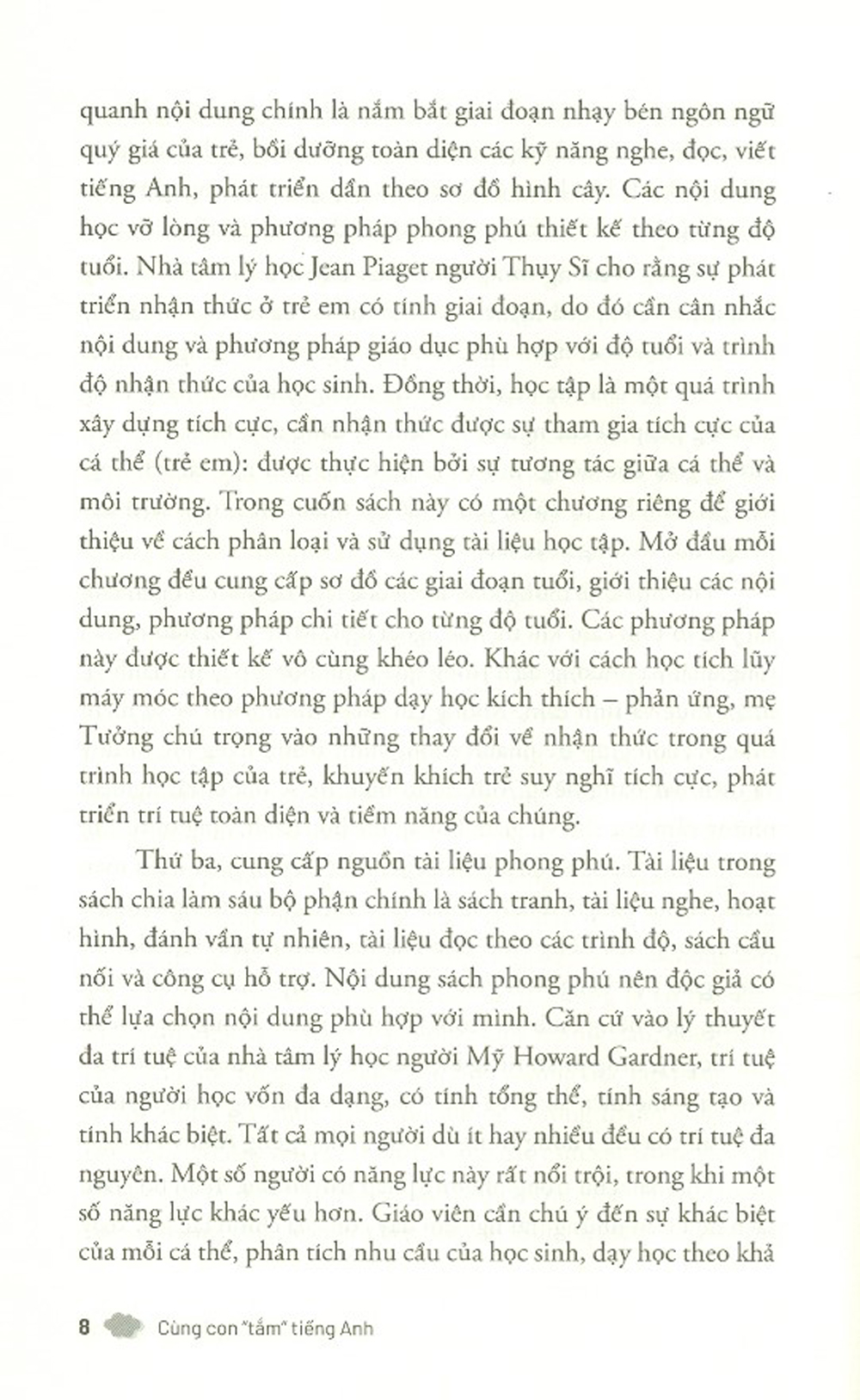 Cùng Con "Tắm" Tiếng Anh