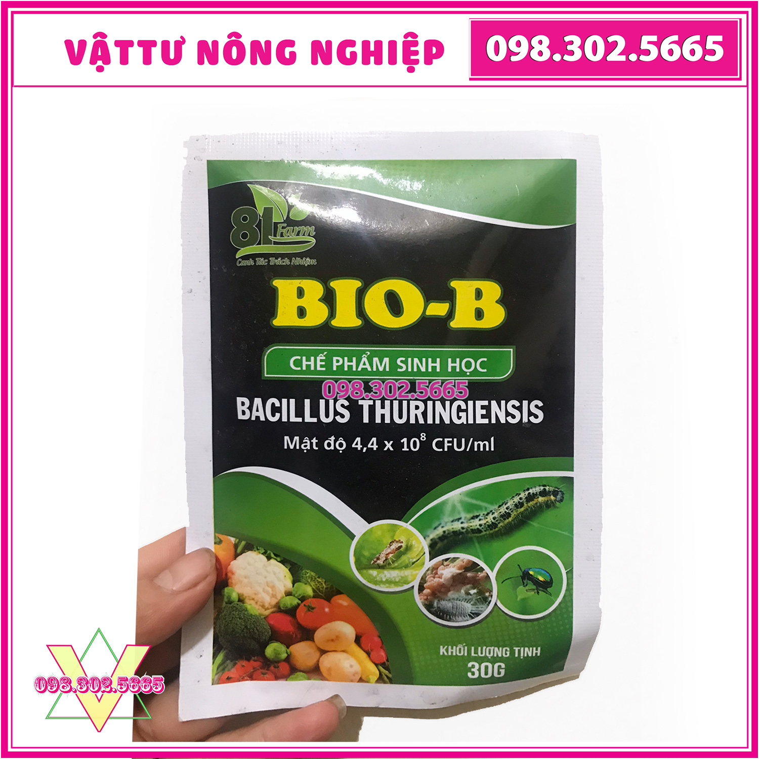 Chế phẩm sinh học Bio-b diệt côn trùng gói 30g