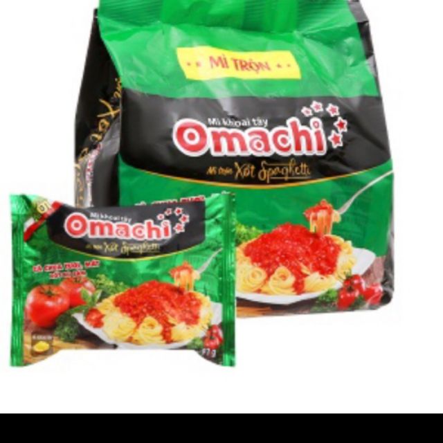 Bịch 5 gói Mì Omachi Xốt Spaghetti 91g gói
