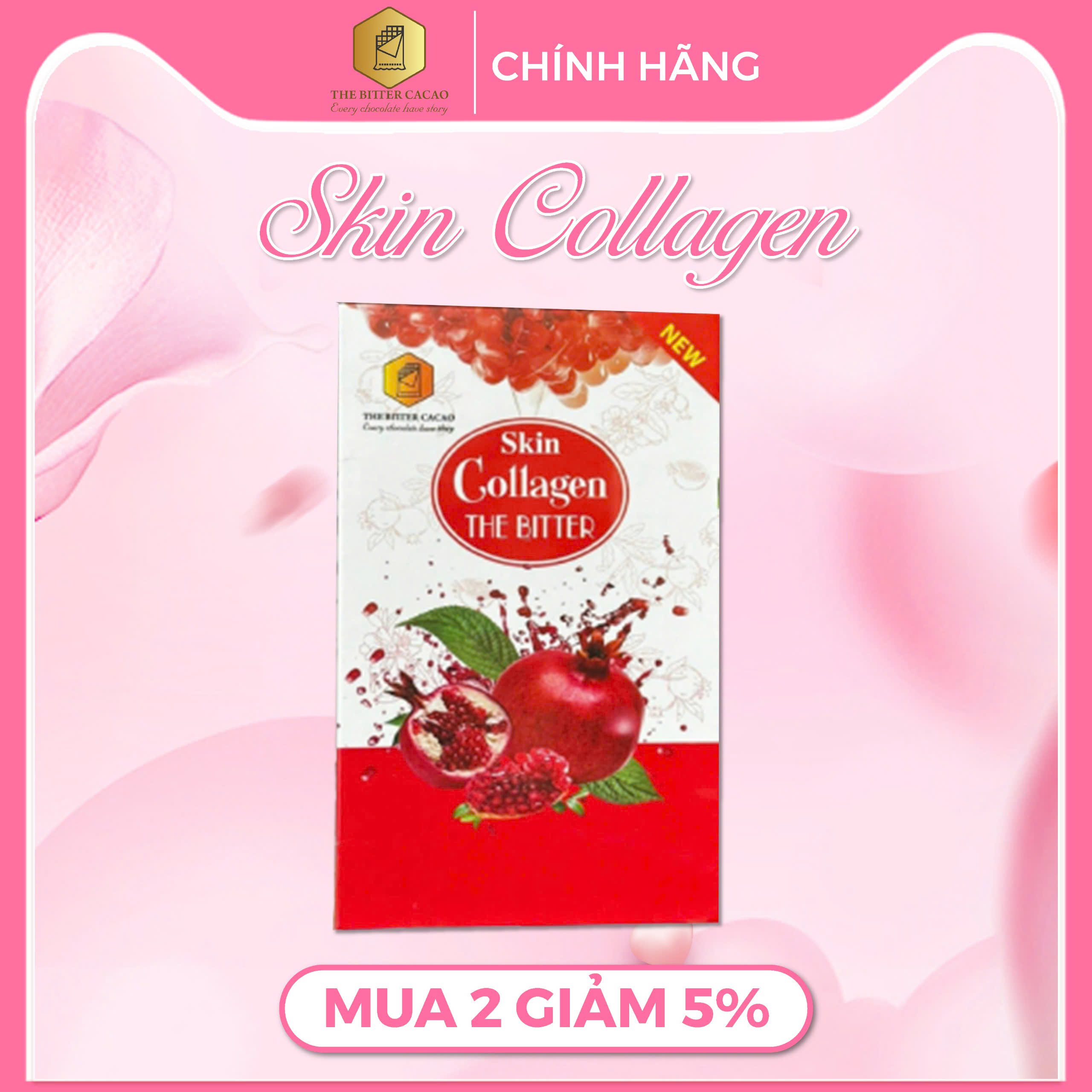 Hộp Skin Collagen The Bitter Cacao