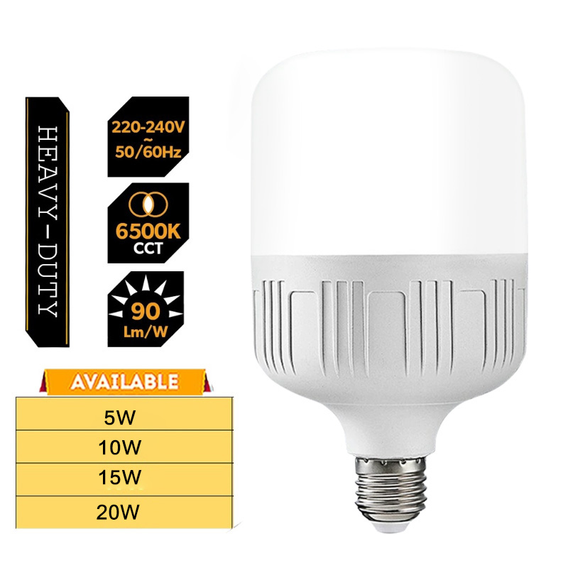 Bóng đèn LED trụ 5W 10W 15W 20W  ánh sáng TRẮNG Đèn Trụ  LOẠI XỊN KÍN NƯỚC   Siêu Sáng Tiết Kiệm Điện