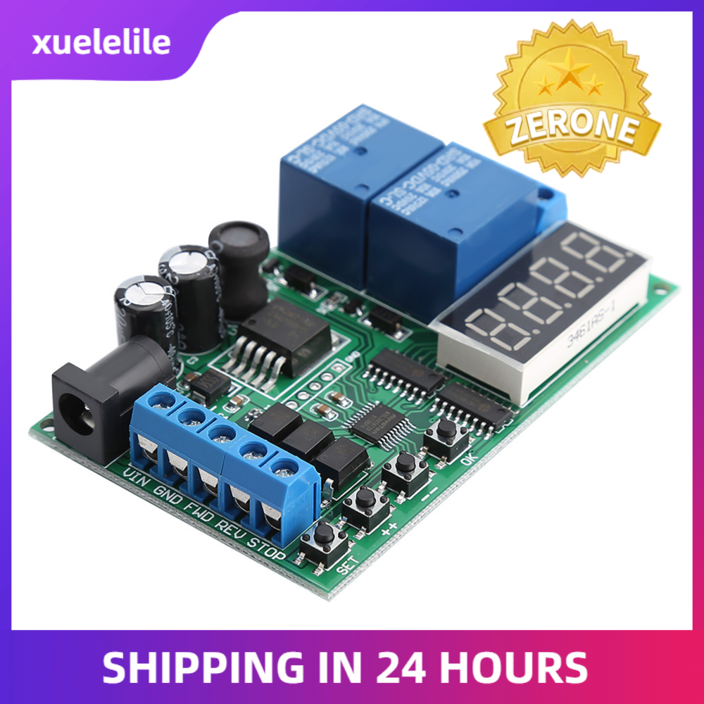 5V - 24V Motor Forward / Reverse Controller Timing Delay Time Cycles Relay