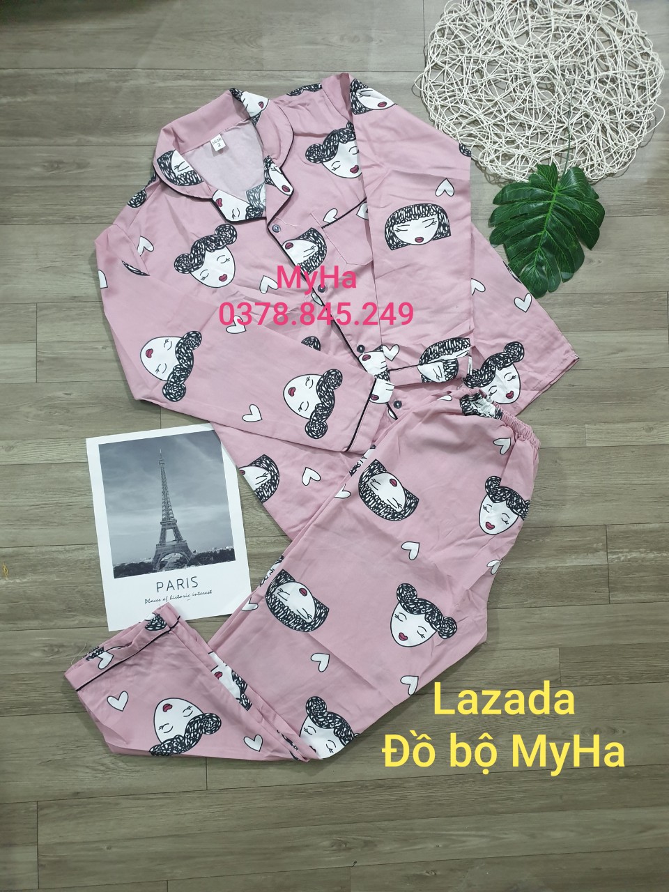 [HCM]Đồ Bộ Kate Thái Tay Dài Quần Dài ( mã 02 )