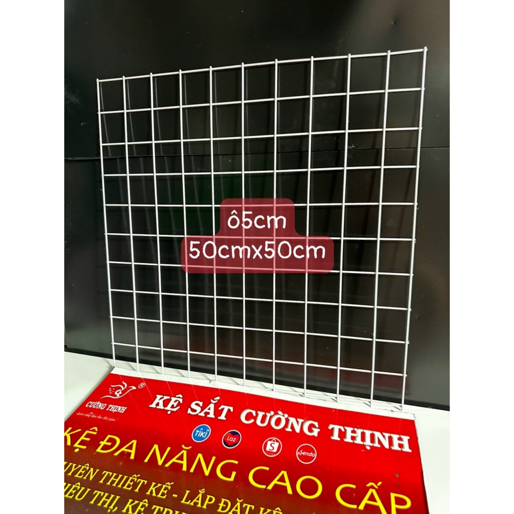 Lưới treo phụ kiên (Kích thước 50cm x 50cm) Ô vuông 3cm, 5cm .