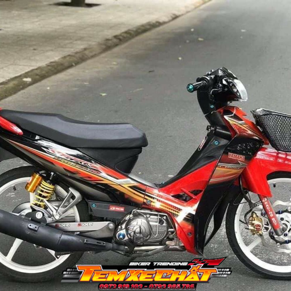 [KÈM QUÀ TẶNG] Tem rời dán xe Sirius Spark cao cấp