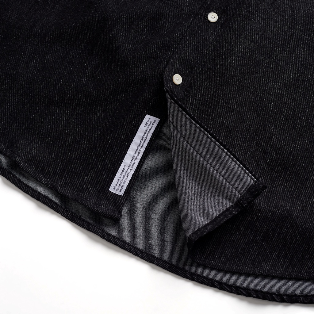 Áo sơ mi Silence Standard Premium Denim Logo S