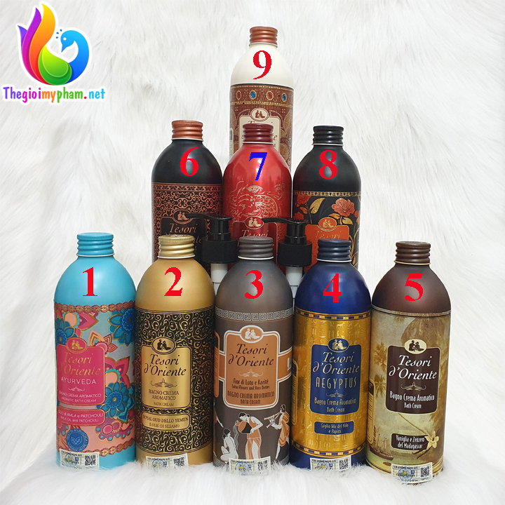 Sữa Tắm Ý Tesori d'Oriente 500ml - 9 Hương